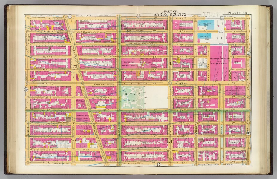 E316 - Wards 19-22 - Geo. W. & Walter S. Bromley - 1891 (Jacob Cohen)