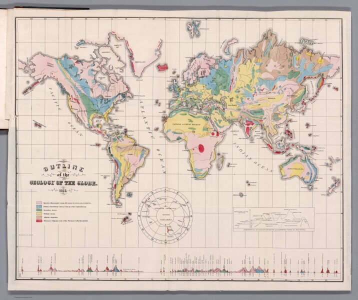 E316 - Outline of the Geology of the Globe -  Edward Hitchcock - 1853 (Luci Ludwig)