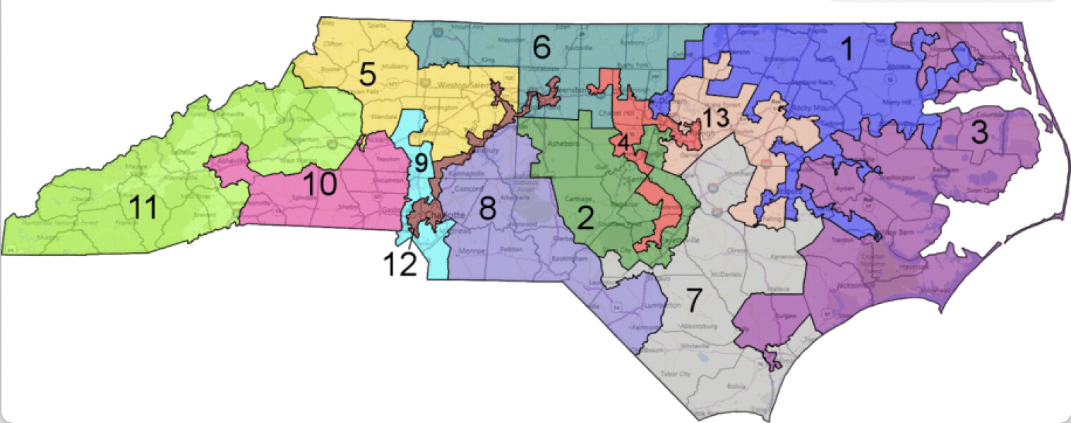E316 - North Carolina Gerrymandering Map (Phil Clifton)