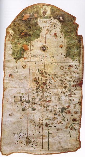 Map of Juan de la Cosa-SRW