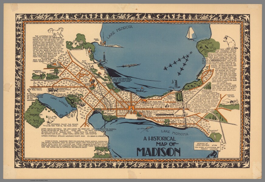 A Historical Map of Madison by Laura Kremers (1924) Julian Arenas