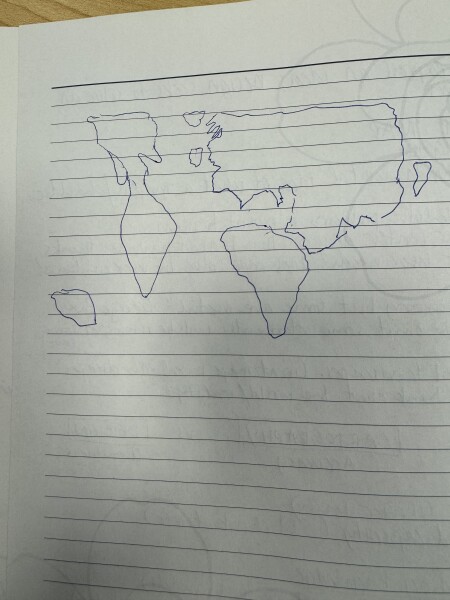 Self-Drawn Map - Eleanor Bigeow