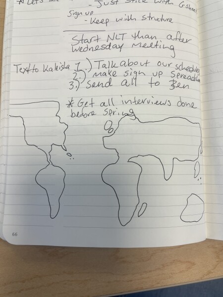 Self Drawn Map - From Memory - Jeff Sousa