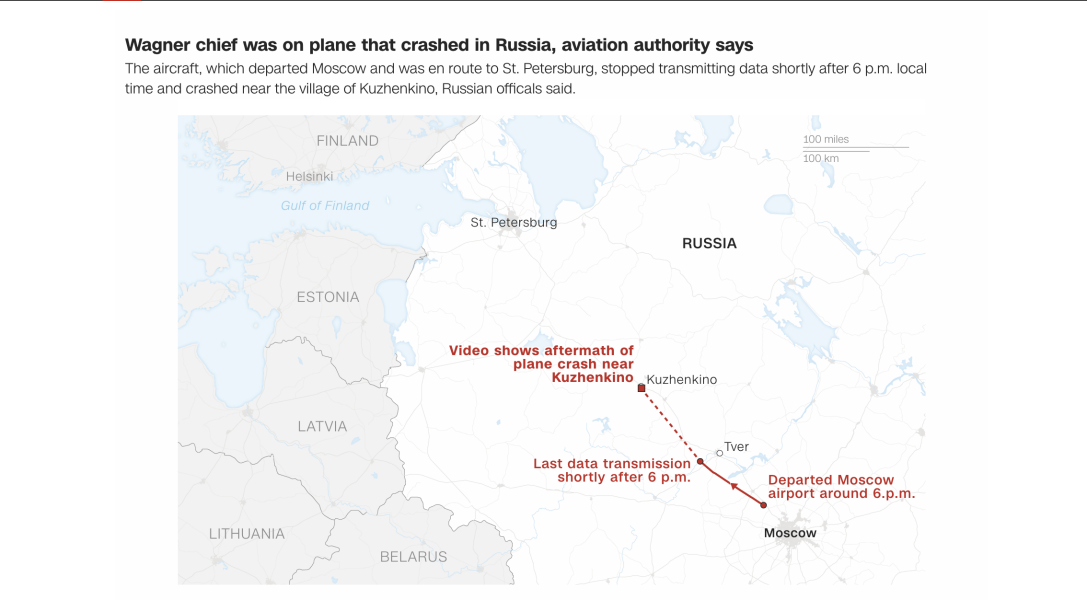 Speculation - Wagner Plane Crash Investigation - Nathan Moldavsky