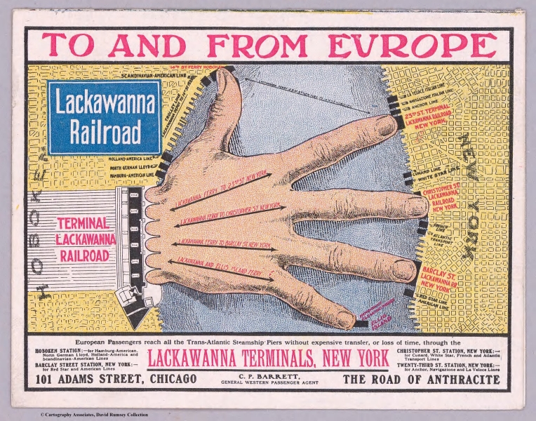 To And From Europe - Lackawanna Railroad, Minnie and Lucy
