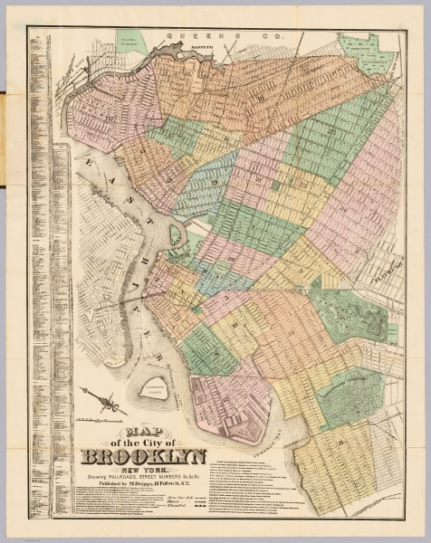 Map of the city of Brooklyn, New York - Minnie Pozefsky