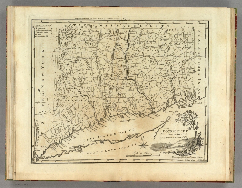 Connecticut, from Carey's General Atlas - Jake Padilla