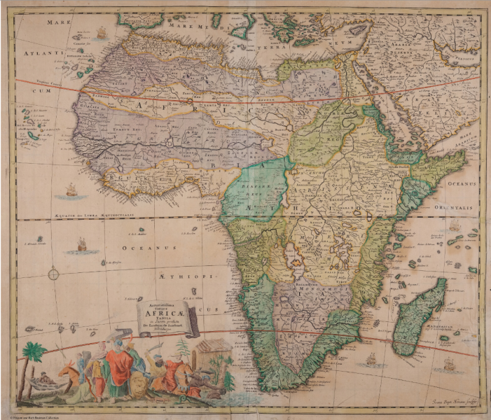 Accuratisima Totius Africa - Jacob von Sandrart - 1697 - Jamie Woods