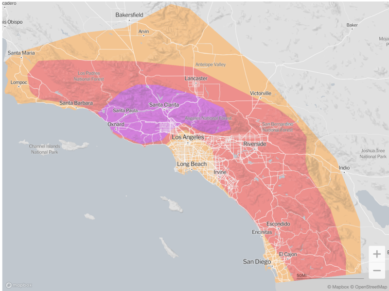 NYT Forecast risk of fire weather for Tuesday -- Lucy and Nathan&nbsp;