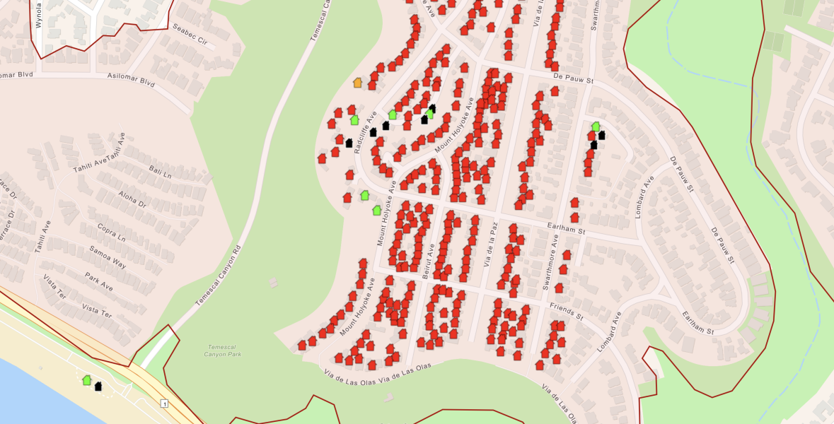 LA County Palisades Fire Structure Status Map&nbsp;—&nbsp;Christopher Hughes