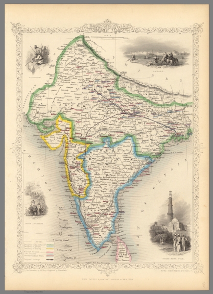 British India - J. Rapkin - 1851 - Zainab Saleem