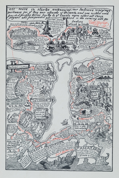 Map From Just So Stories - Rudyard Kipling - Tom Paper