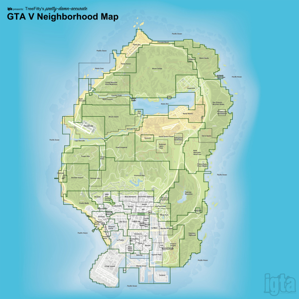 GTA V Map Los Santos - Aiden and Lucy&nbsp;