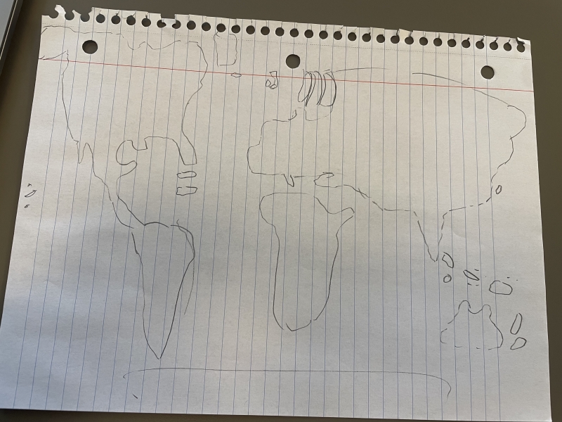World map- Ben