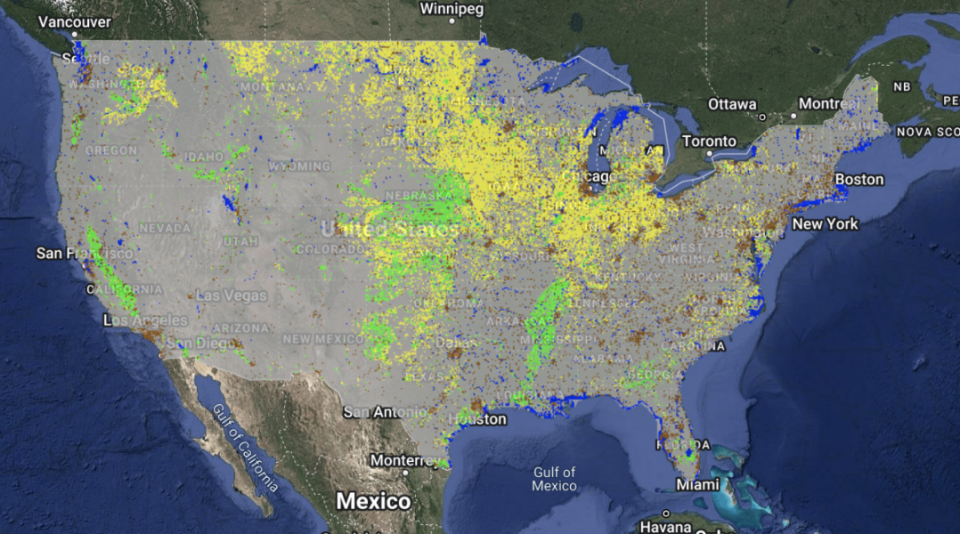 Global Croplands Data - USGS - 2015 - Minnie Pozefsky