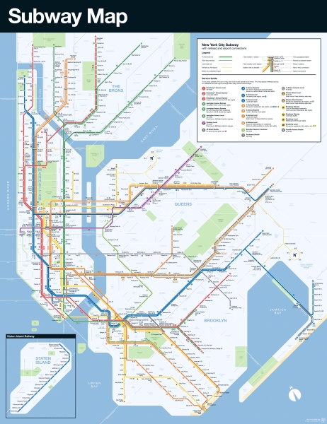 NYC Subway Map 2025