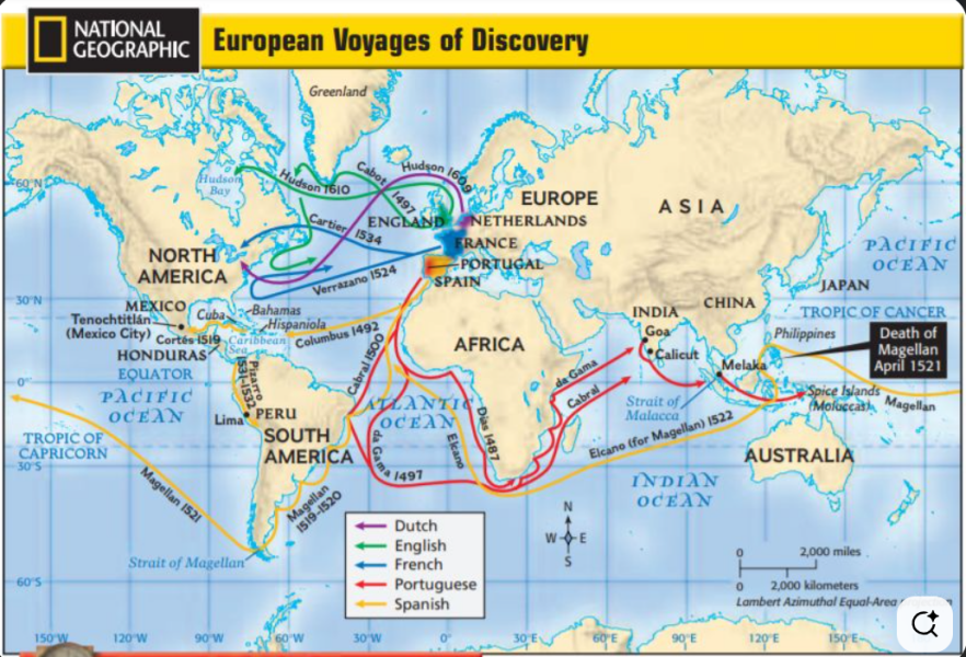 European Voyages of Discovery