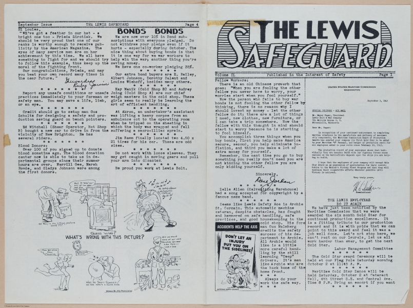 E687 - Lewis Scrapbook #3 - E675 - p62 - i5448 - 5453