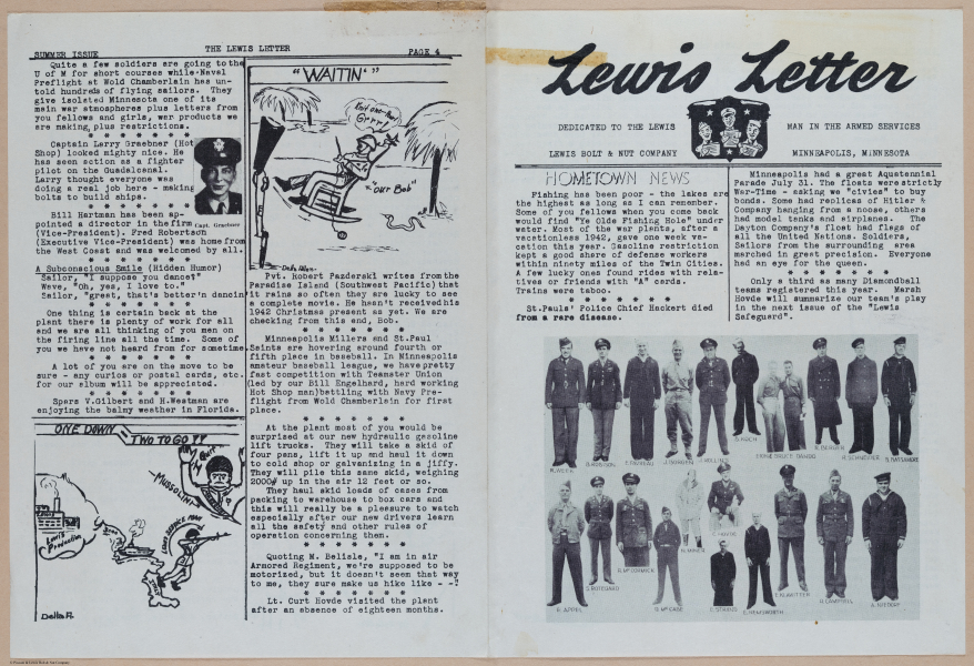 E687 - Lewis Scrapbook #3 - E675 - p62 - i5454 - 5457
