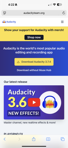 Chris Hughes uses this to edit voice notes