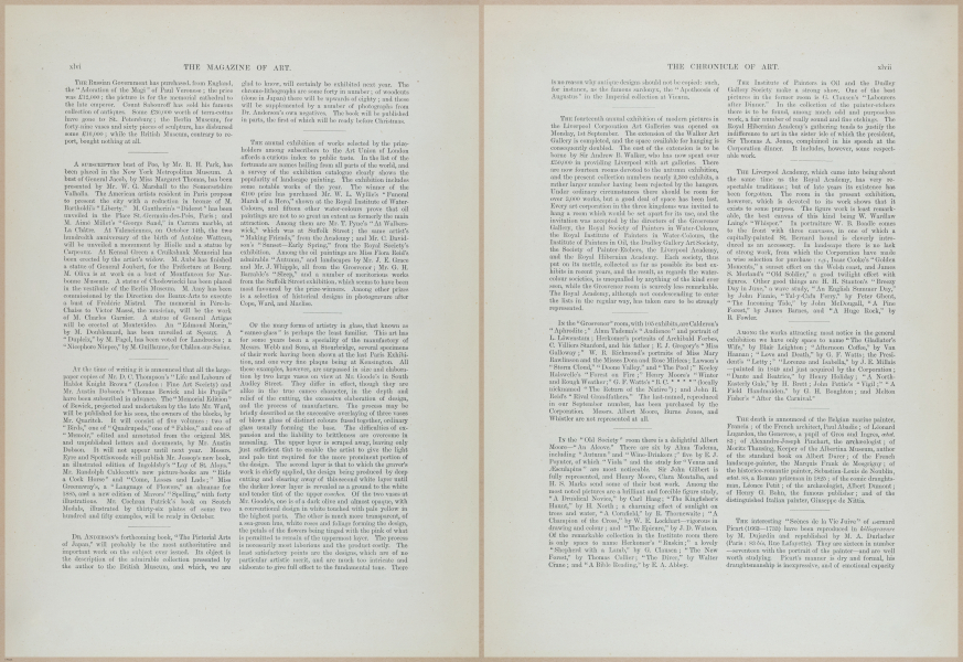 E601 - The Magazine of Art - 6601-6602