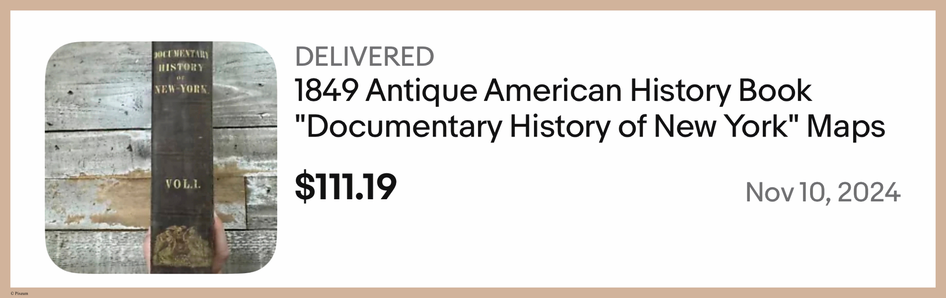 E695 - Documentary History of NY - i4534