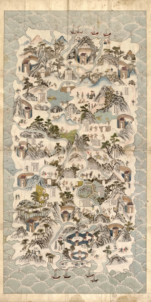 Qiong Jun di yu quan tu (Hainan Island) - 1836 - from Linda Rui Feng