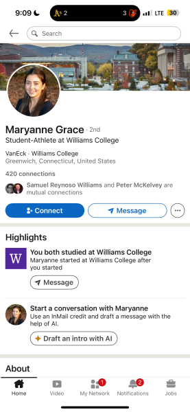 Maryanne Grace worked at van Eck for the summer of 2025