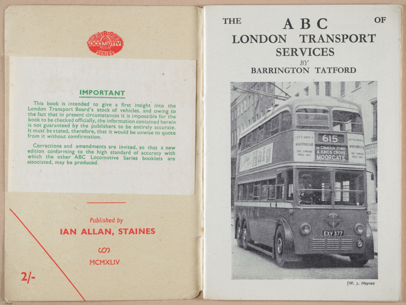 E702 - ABC of London Transport - i7403