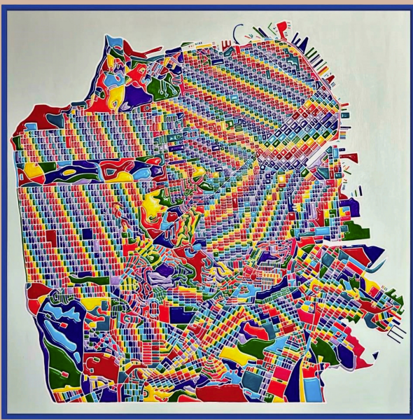 Miriam Sweeney's Pride of San Francisco Map - David Kageyama