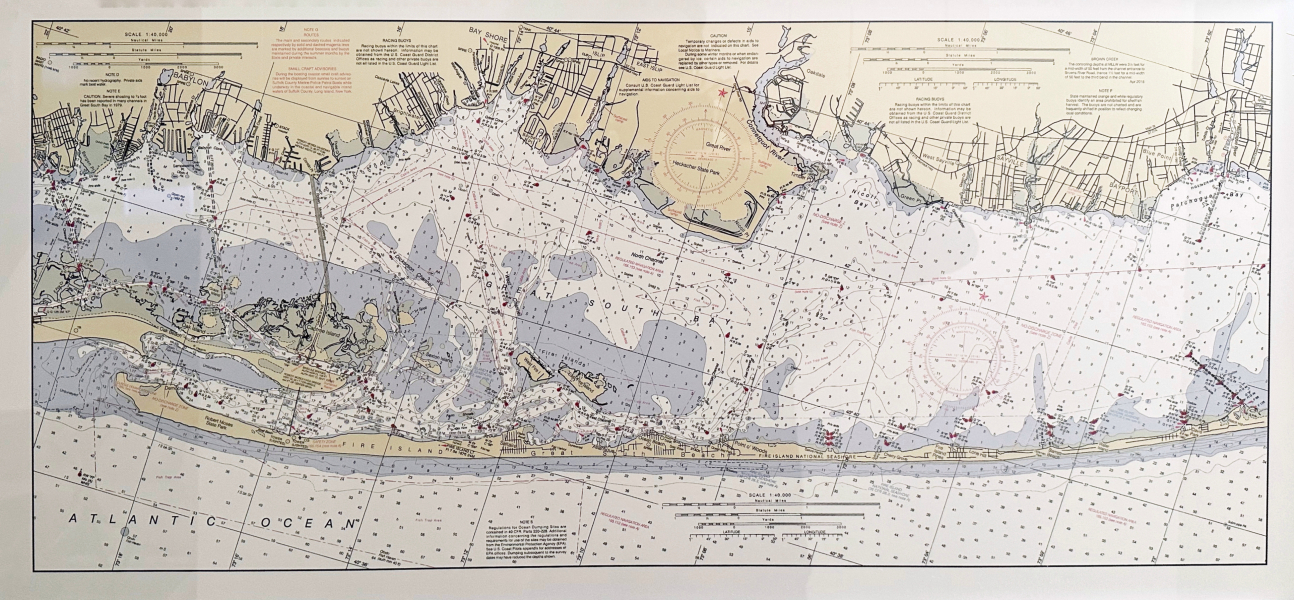 Fire Island – NOAA Nautical Chart - Larry Lusk