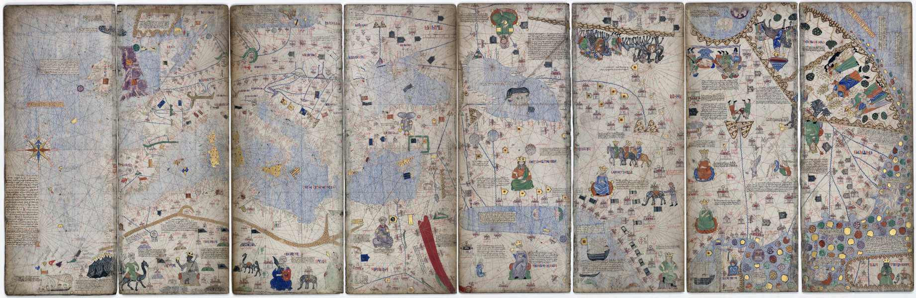 Catalan Atlas - 1375 - from Wikipedia