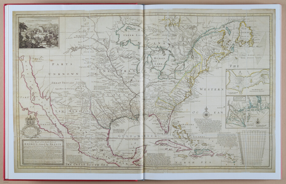 A new map of the north parts of America - Herman Moll - 1732