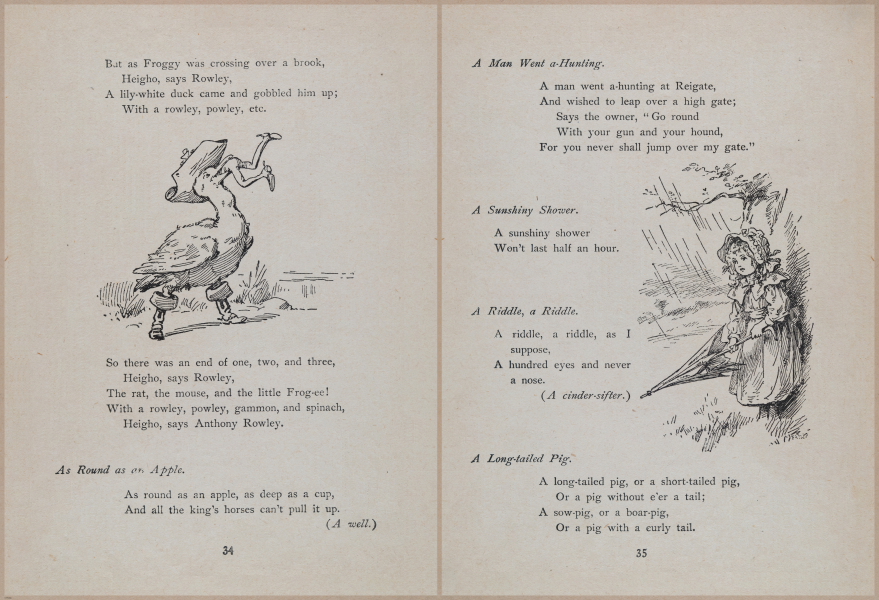 E704 - Mother Goose Nursery Rhymes - 7566-7567