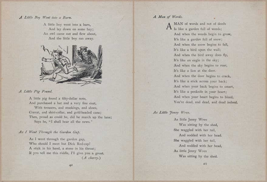E704 - Mother Goose Nursery Rhymes - 7574-7575