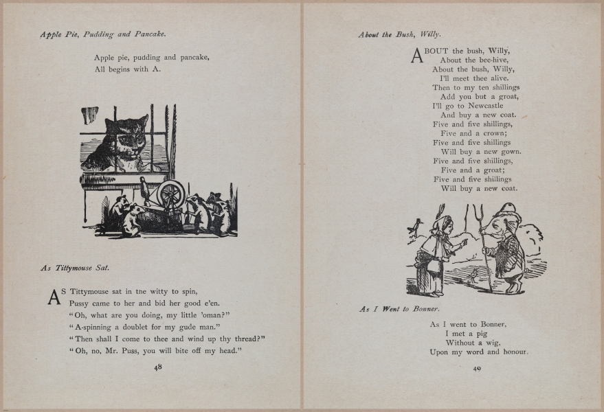 E704 - Mother Goose Nursery Rhymes - 7580-7581