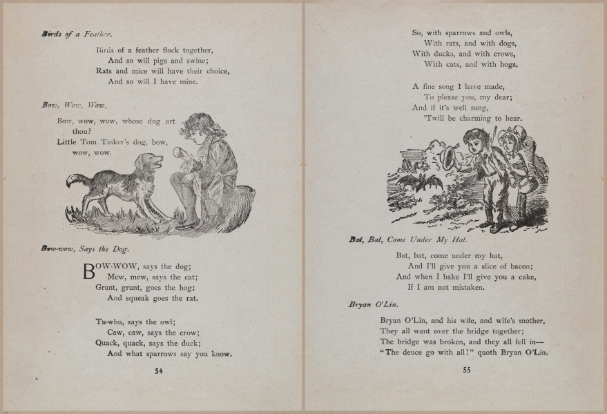 E704 - Mother Goose Nursery Rhymes - 7586-7587