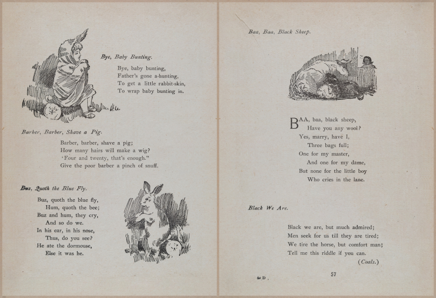 E704 - Mother Goose Nursery Rhymes - 7588-7589