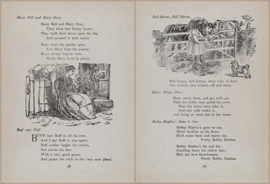 E704 - Mother Goose Nursery Rhymes - 7590-7591