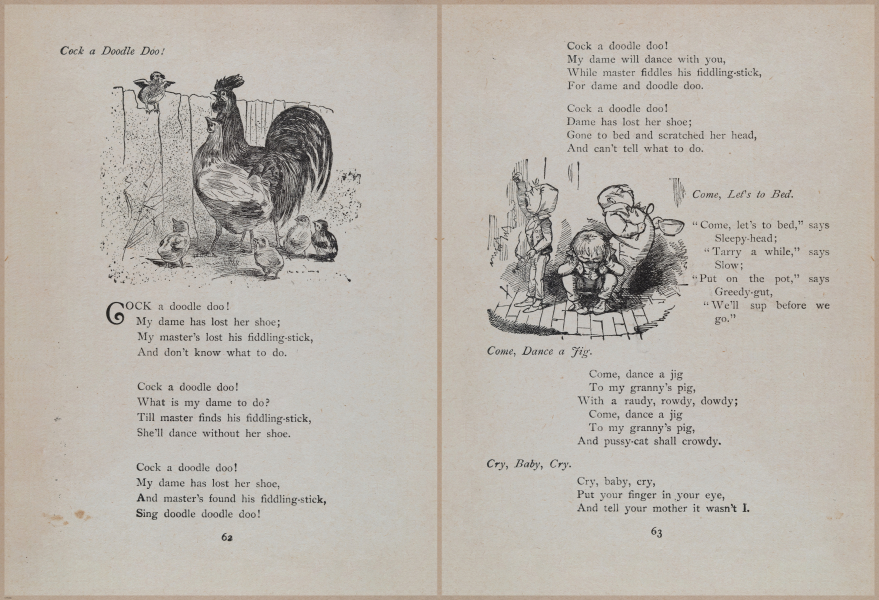 E704 - Mother Goose Nursery Rhymes - 7594-7595
