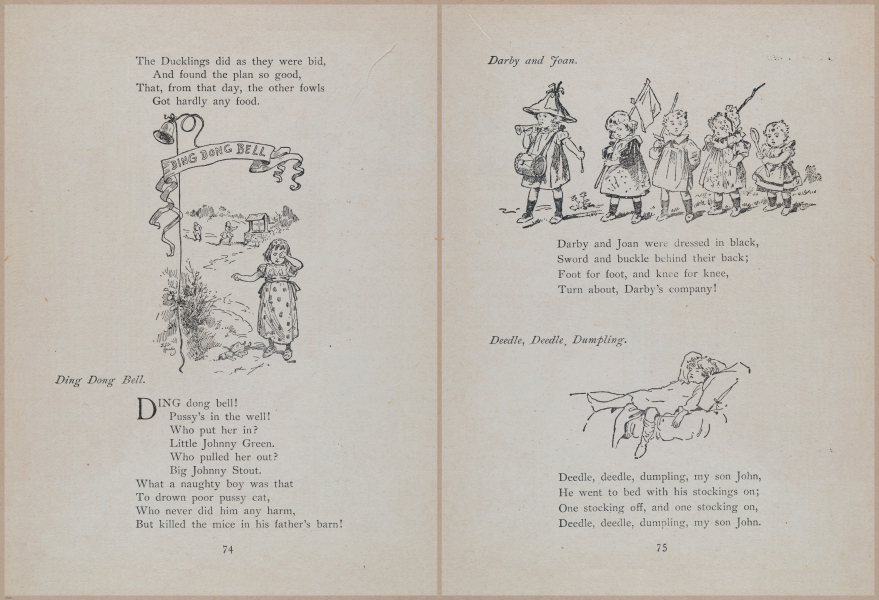 E704 - Mother Goose Nursery Rhymes - 7606-7607