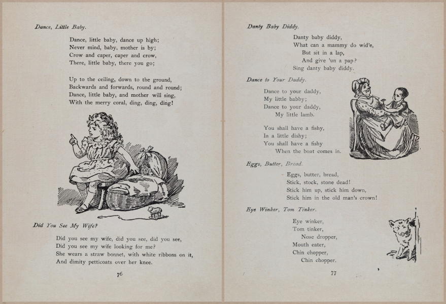 E704 - Mother Goose Nursery Rhymes - 7608-7609