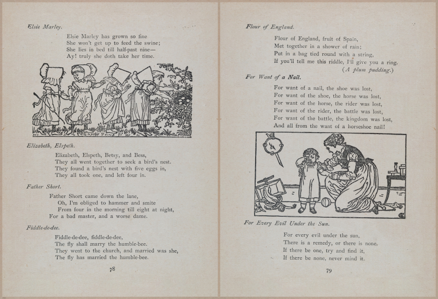 E704 - Mother Goose Nursery Rhymes - 7610-7611