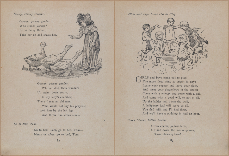 E704 - Mother Goose Nursery Rhymes - 7616-7617