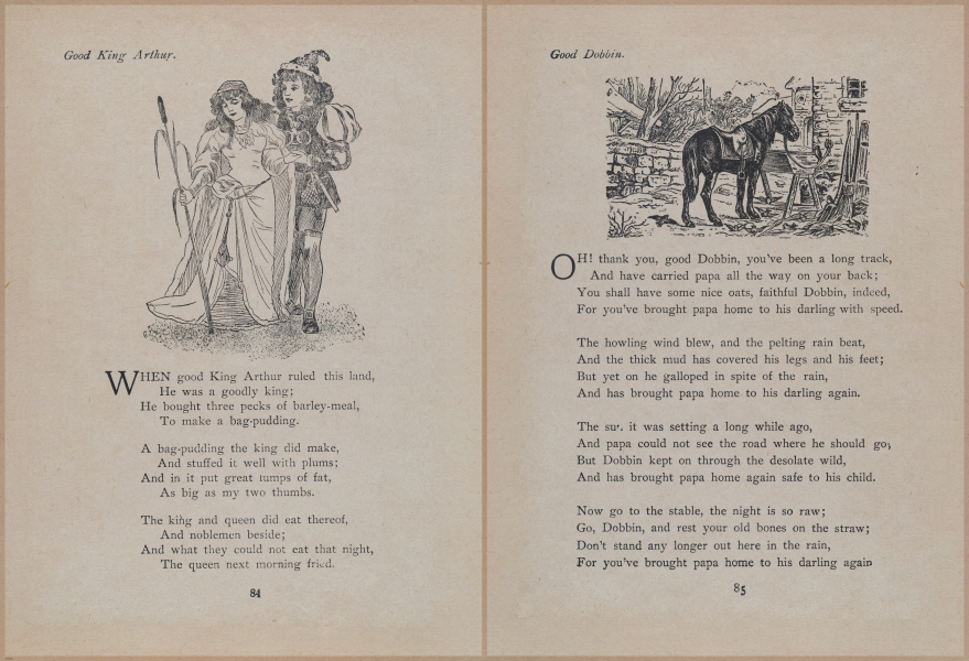 E704 - Mother Goose Nursery Rhymes - 7618-7619