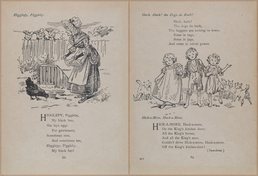 E704 - Mother Goose Nursery Rhymes - 7622-7623