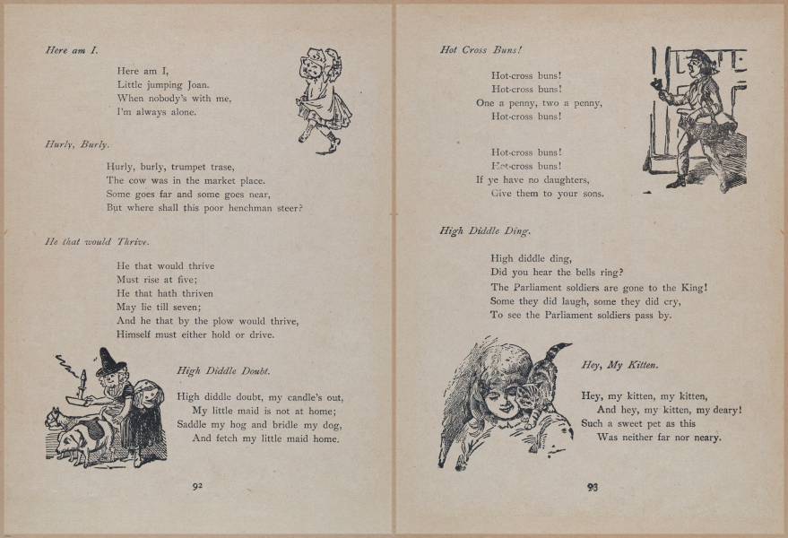 E704 - Mother Goose Nursery Rhymes - 7626-7627