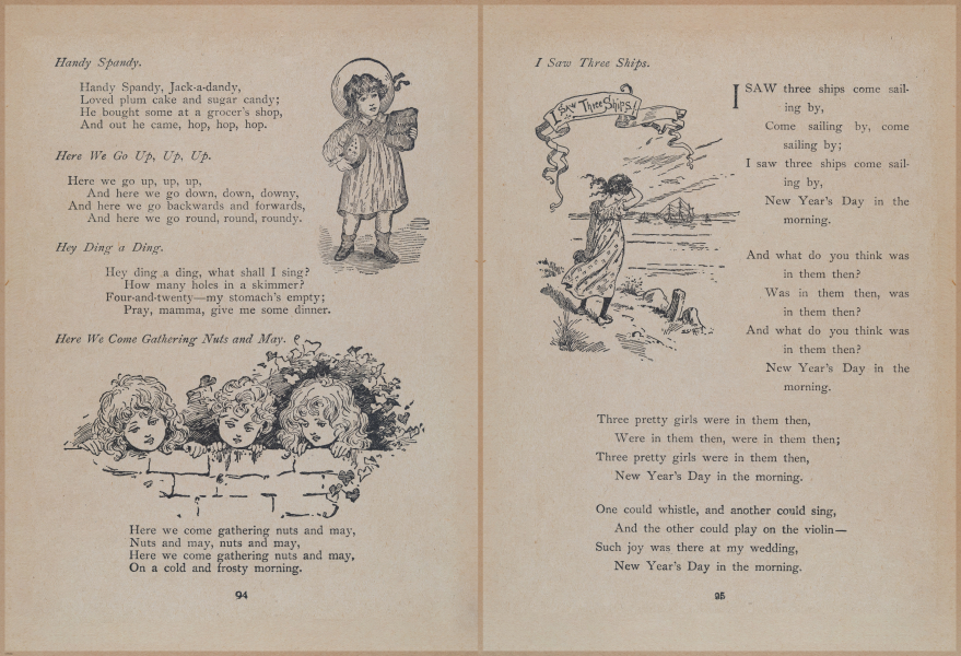 E704 - Mother Goose Nursery Rhymes - 7628-7629