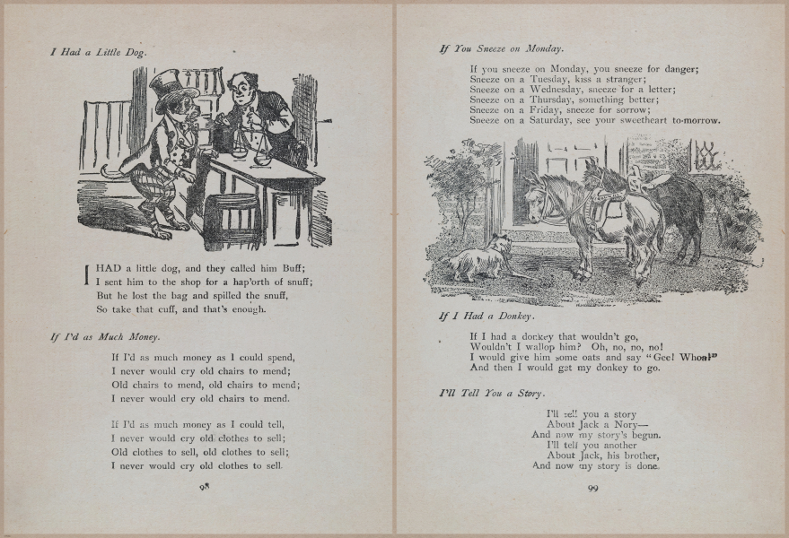 E704 - Mother Goose Nursery Rhymes - 7632-7633