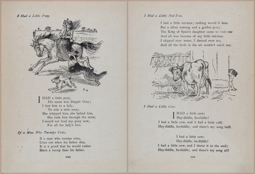 E704 - Mother Goose Nursery Rhymes - 7634-7635